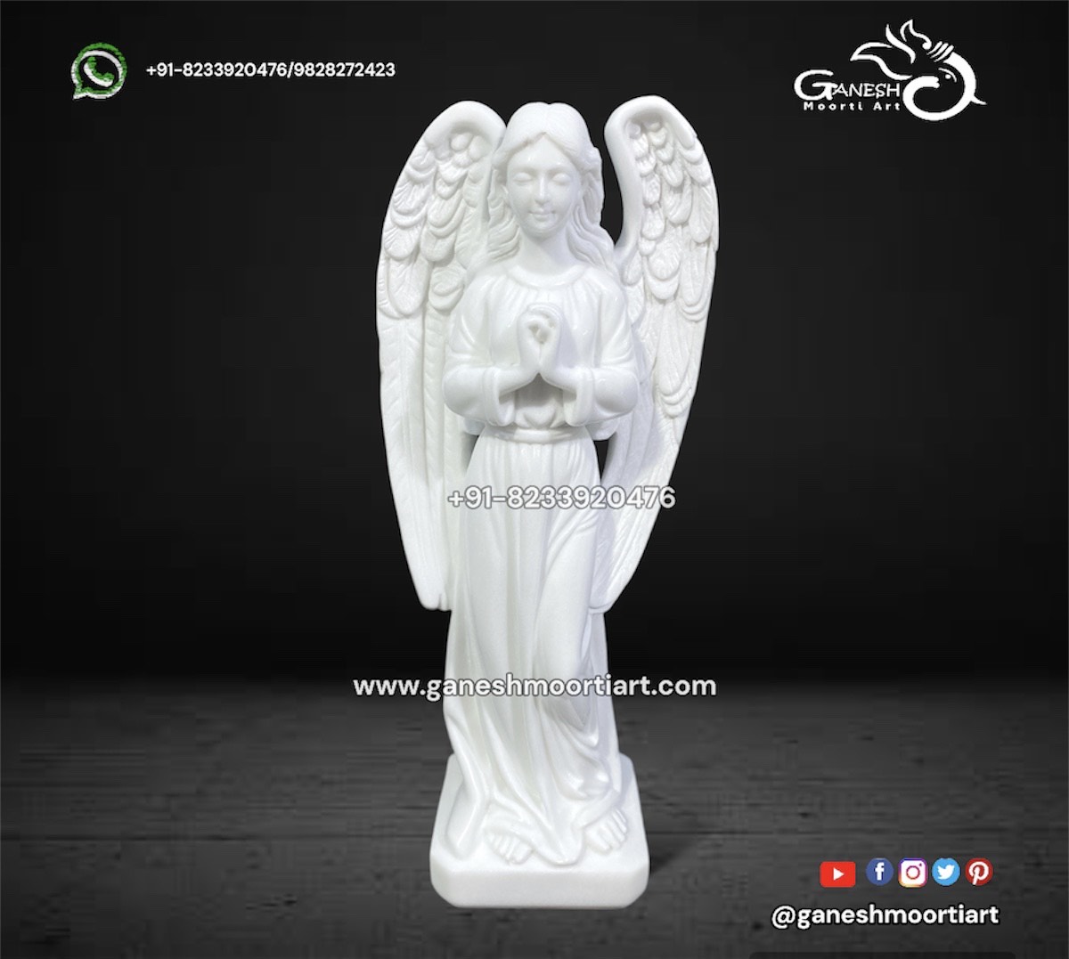 Praying Angel Statues for Garden 