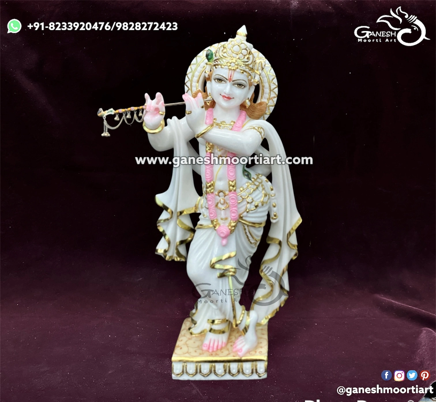 Small krishna Murti for home