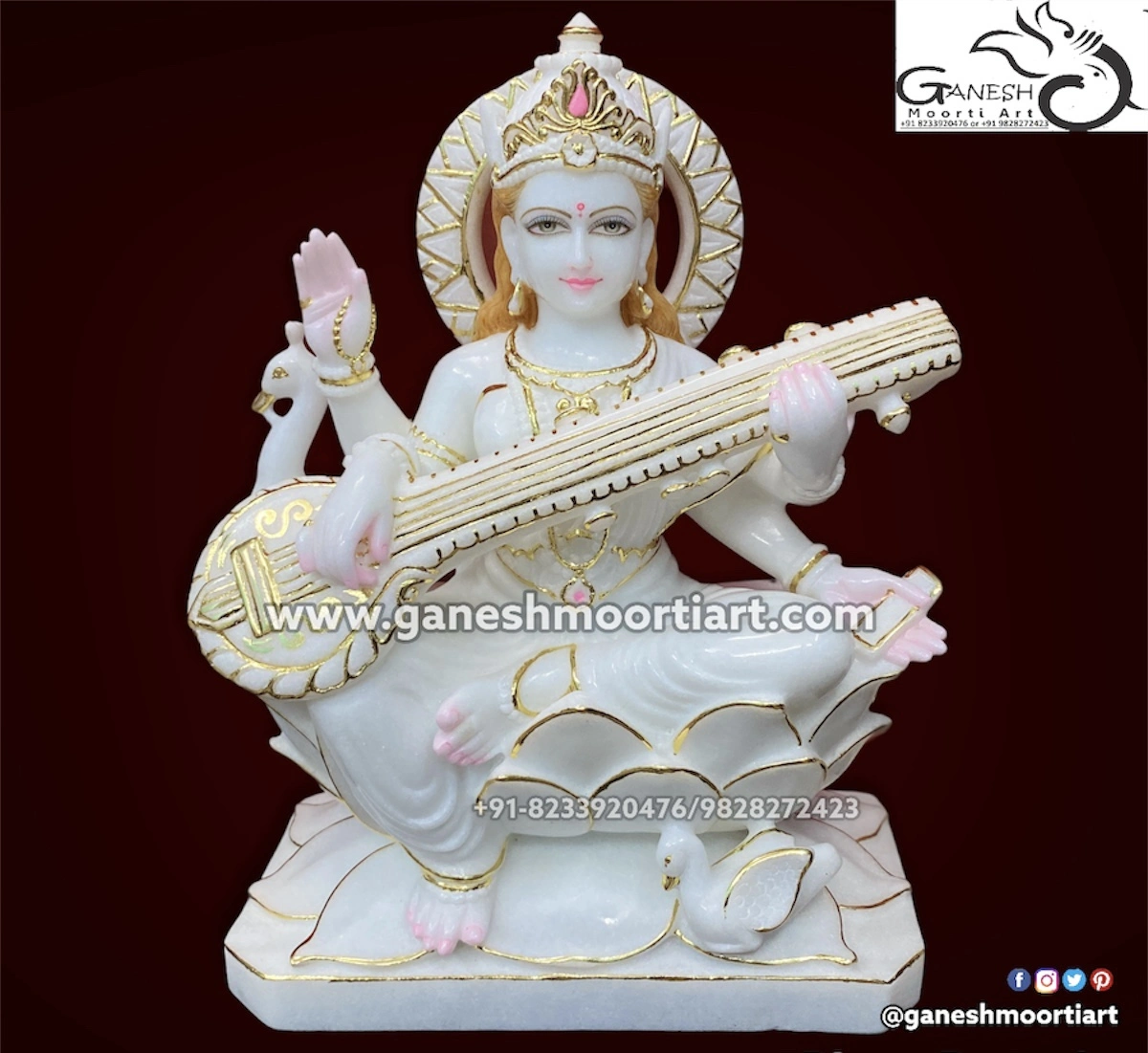 Buy Saraswati Murti Design