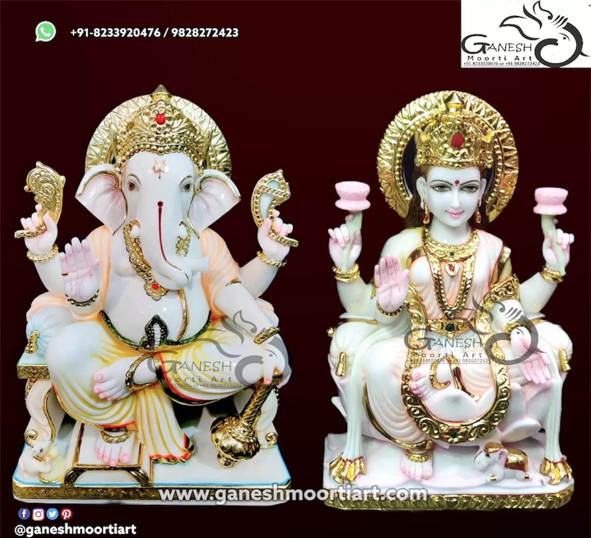 Buy Ganesh Lakshmi Murti