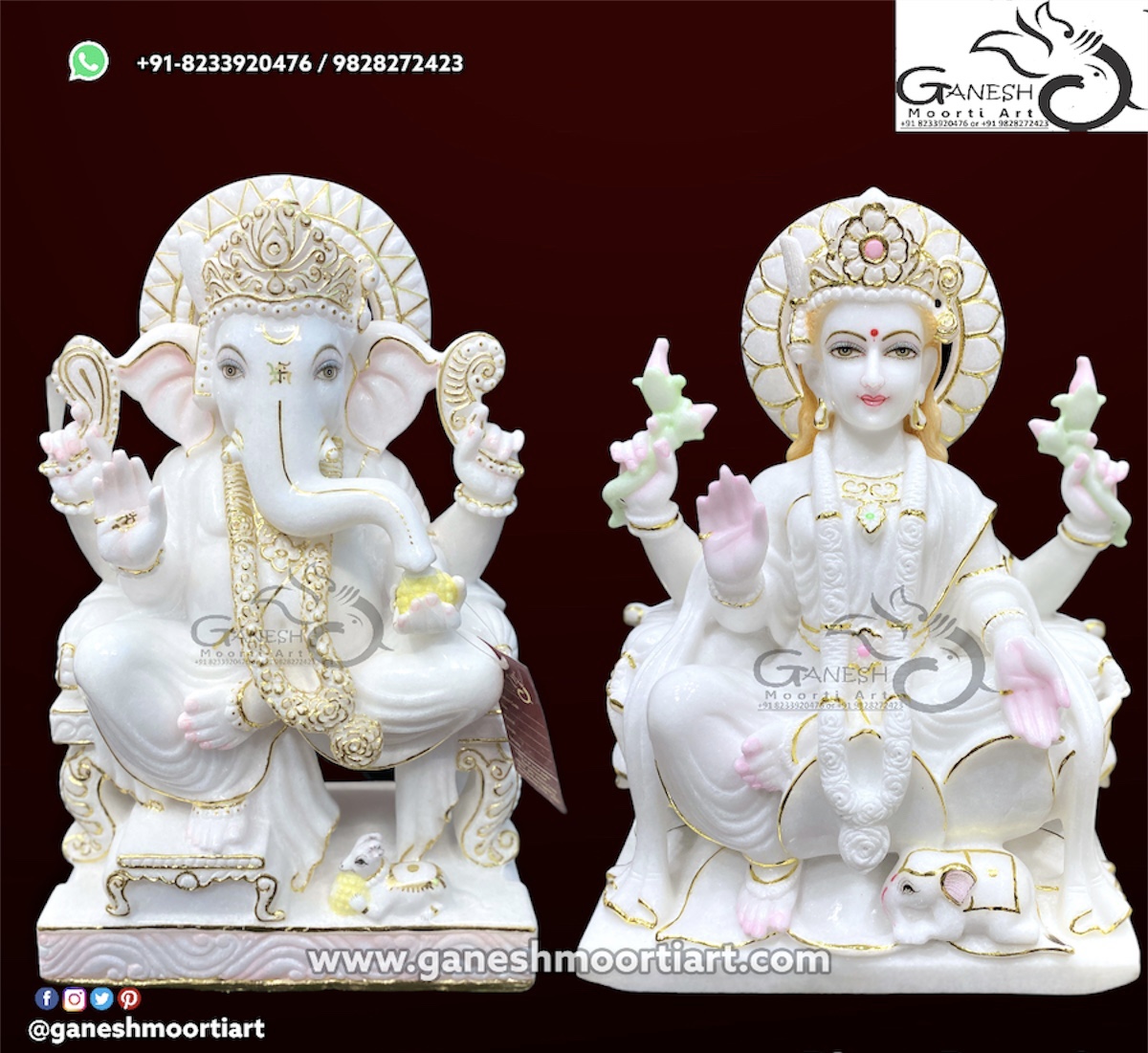 Buy Laxmi Ganesh Mitti Murti