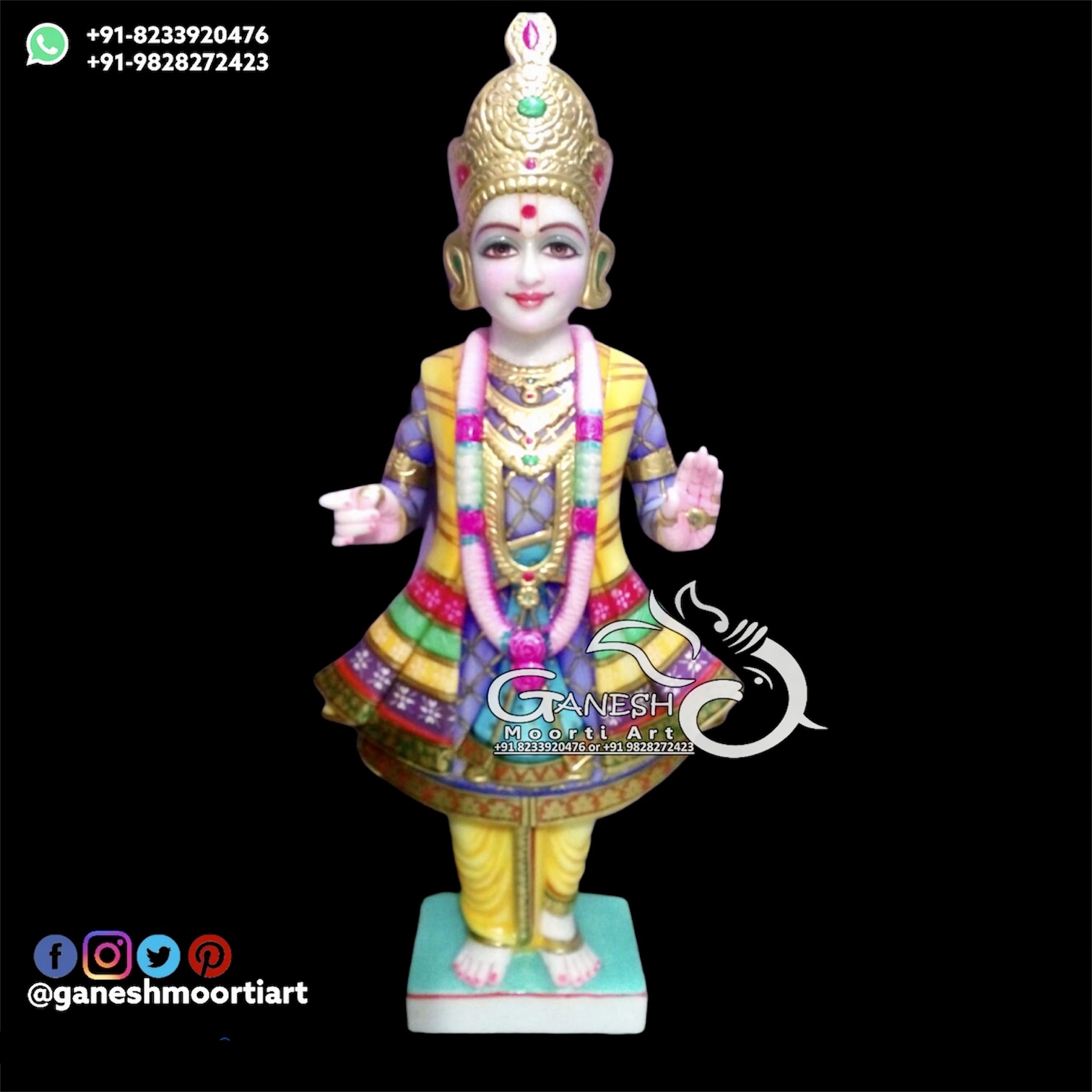 Buy Swaminarayan Bhagwan Murti Online