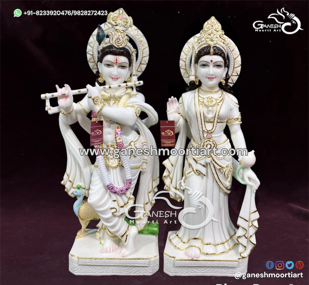 Radha Krishna murti for Home 